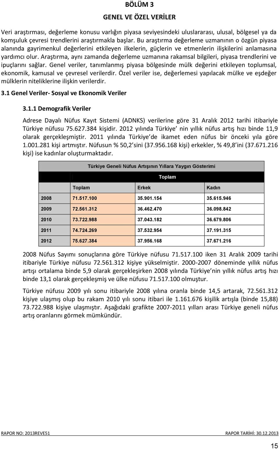 Araştırma, aynı zamanda değerleme uzmanına rakamsal bilgileri, piyasa trendlerini ve ipuçlarını sağlar.