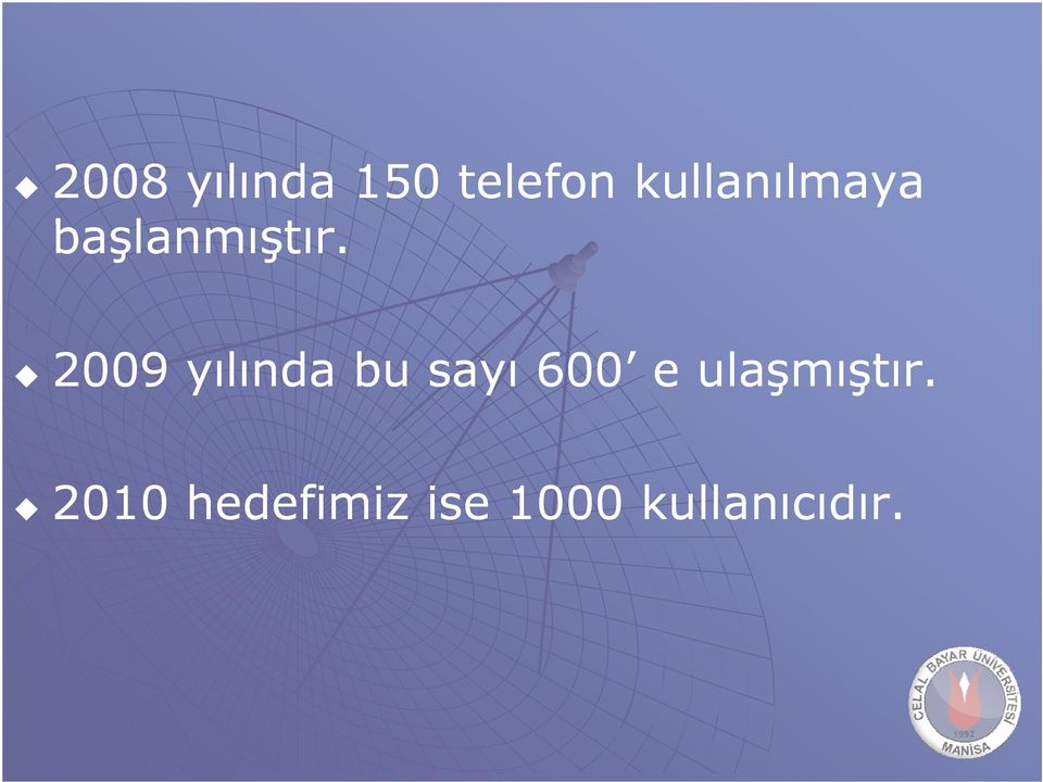 2009 yılında bu sayı 600 e