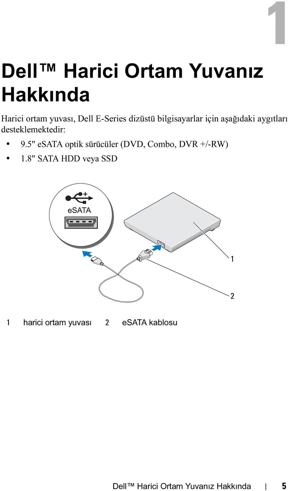 5" esata optik sürücüler (DVD, Combo, DVR +/-RW) 1.