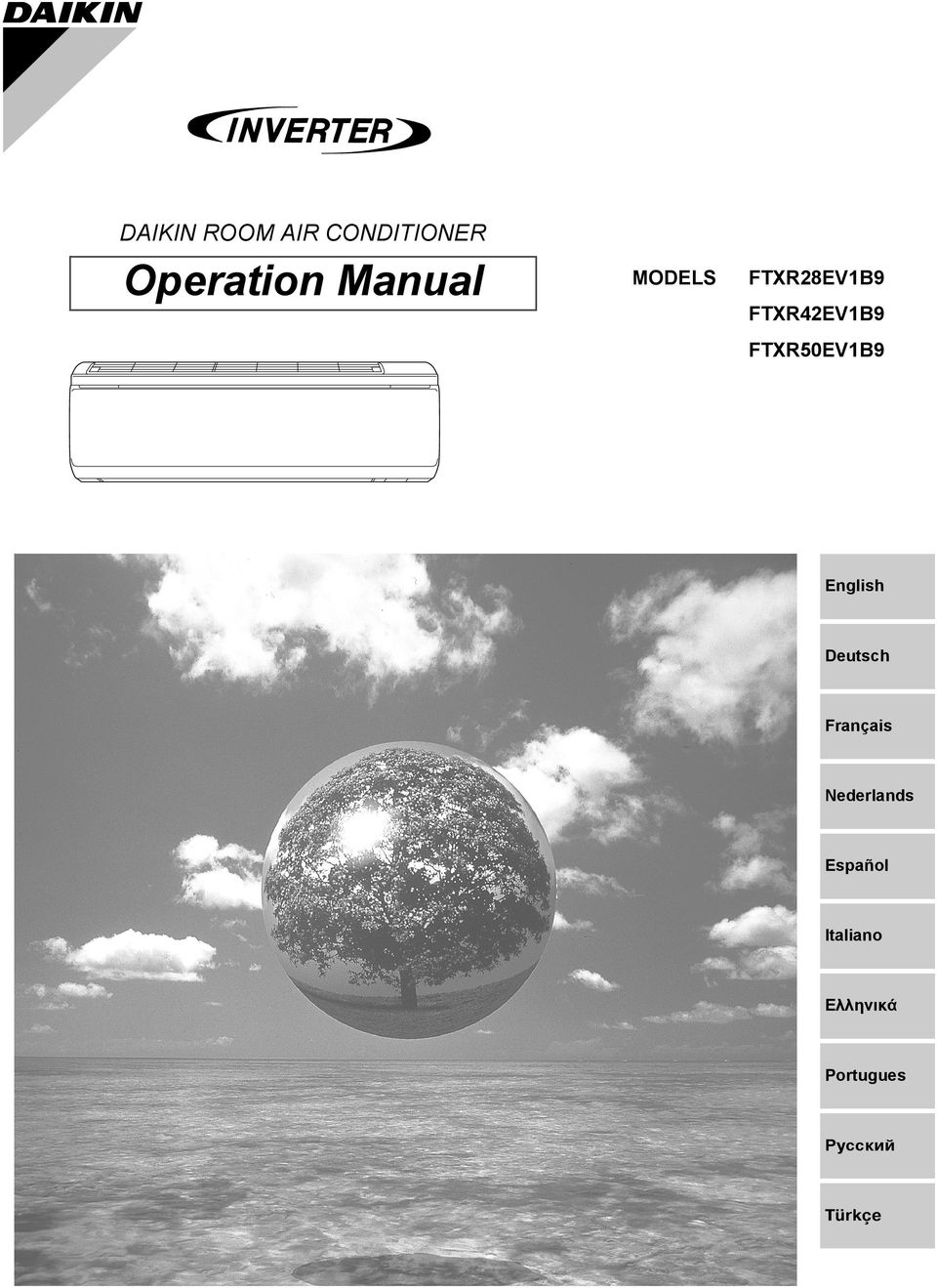 AIR CONDITIONER Operation Manual MODELS FTXR28EV1B9