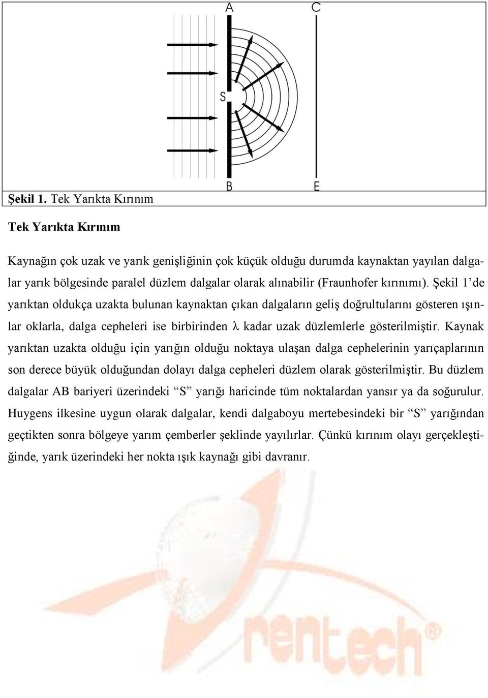 (Fraunhofer kırınımı).