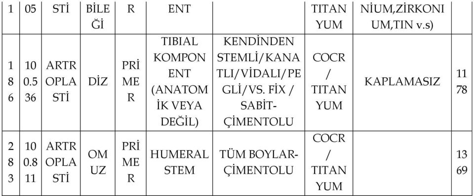 GLĠ/VS.