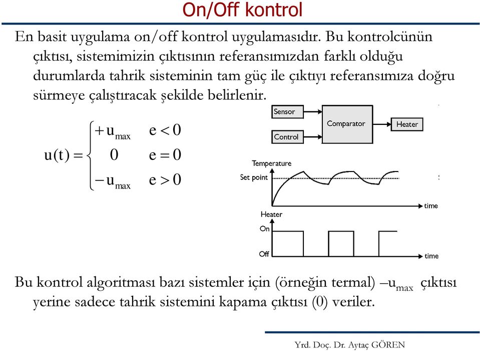 iteminin tam güç ile çıktıyı referanımıza doğru ürmeye çalıştıracak şekilde belirlenir.