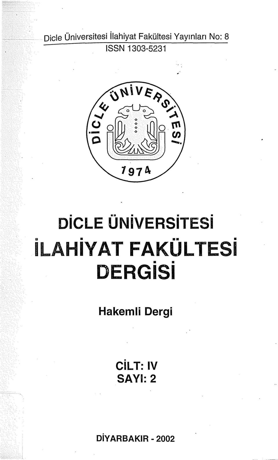 ÜNiVERSiTESi D 8 am 8 ILAHIYAT FAKULTESI