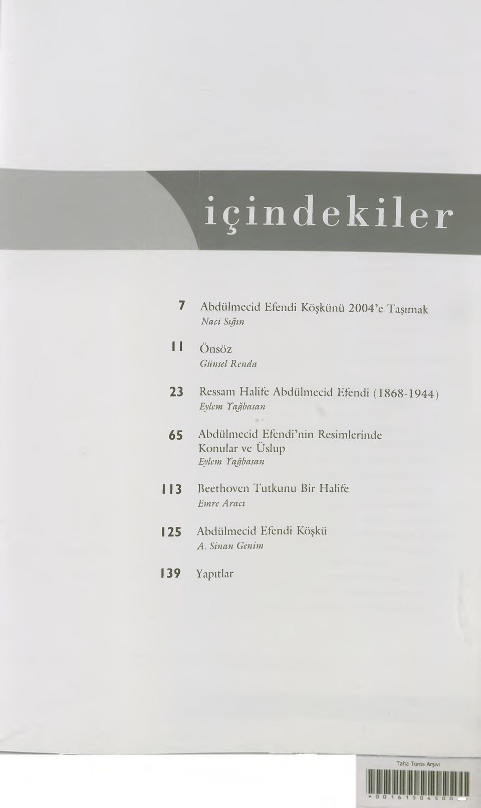 Efendi nin Resimlerinde Konular ve Üslup Eylem Yağlınsan 13 Beethoven T utkunu Bir