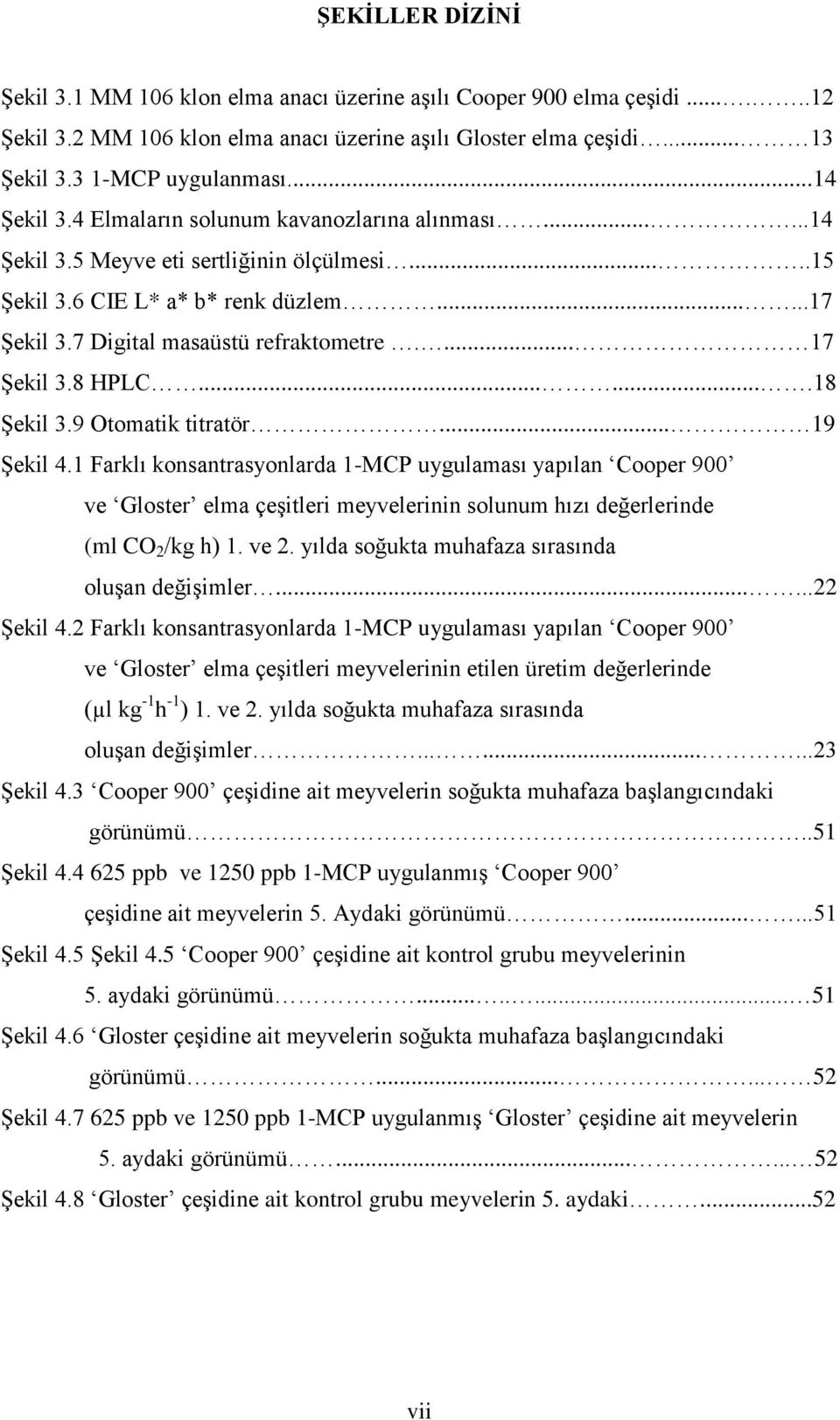 8 HPLC.......18 Şekil 3.9 Otomatik titratör... 19 Şekil 4.1 Farklı konsantrasyonlarda uygulaması yapılan Cooper 900 ve Gloster elma çeşitleri meyvelerinin solunum hızı değerlerinde (ml CO 2 /kg h) 1.