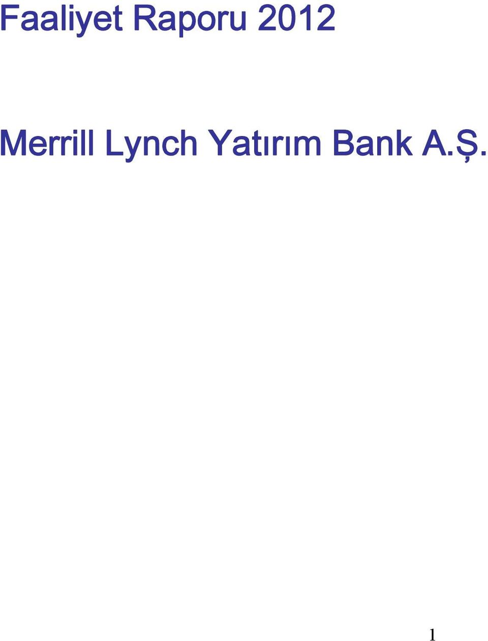 Merrill Lynch