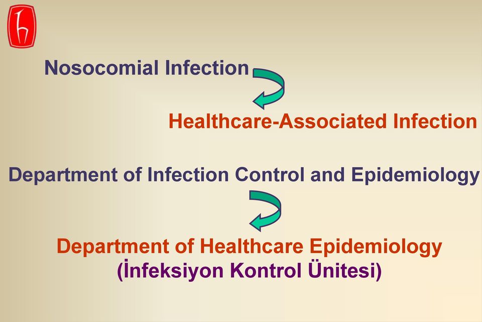 Department of Infection Control and