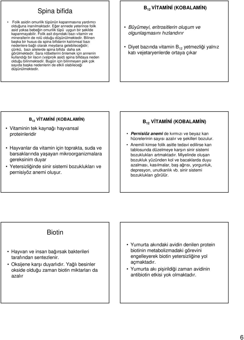 Bilinen başka bir husus da spina bifidanin kalıtımsal bazı nedenlere bağlı olarak meydana gelebileceğidir; çünkü, bazı ailelerde spina bifida daha sık görülmektedir.