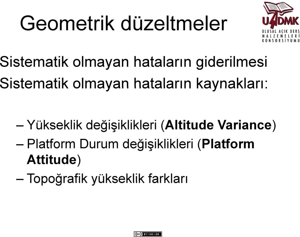 Yükseklik değişiklikleri (Altitude Variance) Platform