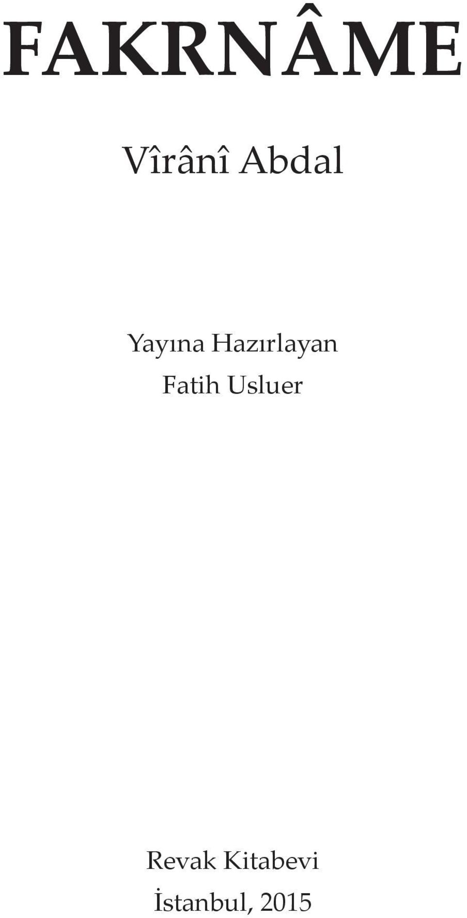 Hazırlayan Fatih