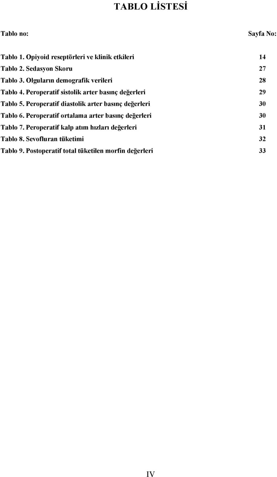 Peroperatif sistolik arter basınç değerleri 29 Tablo 5. Peroperatif diastolik arter basınç değerleri 30 Tablo 6.
