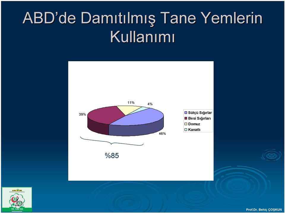 39% 46% Sütçü Sığırlar