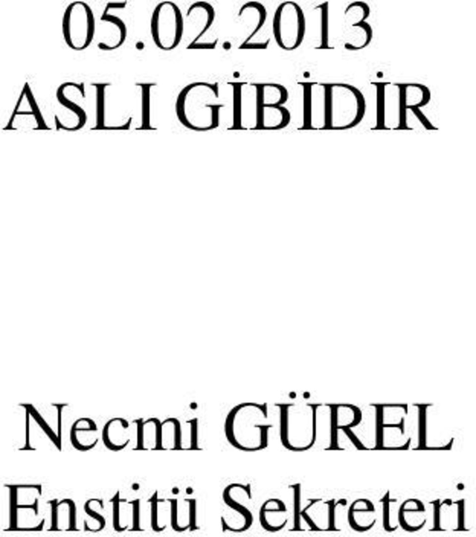 GİBİDİR Necmi