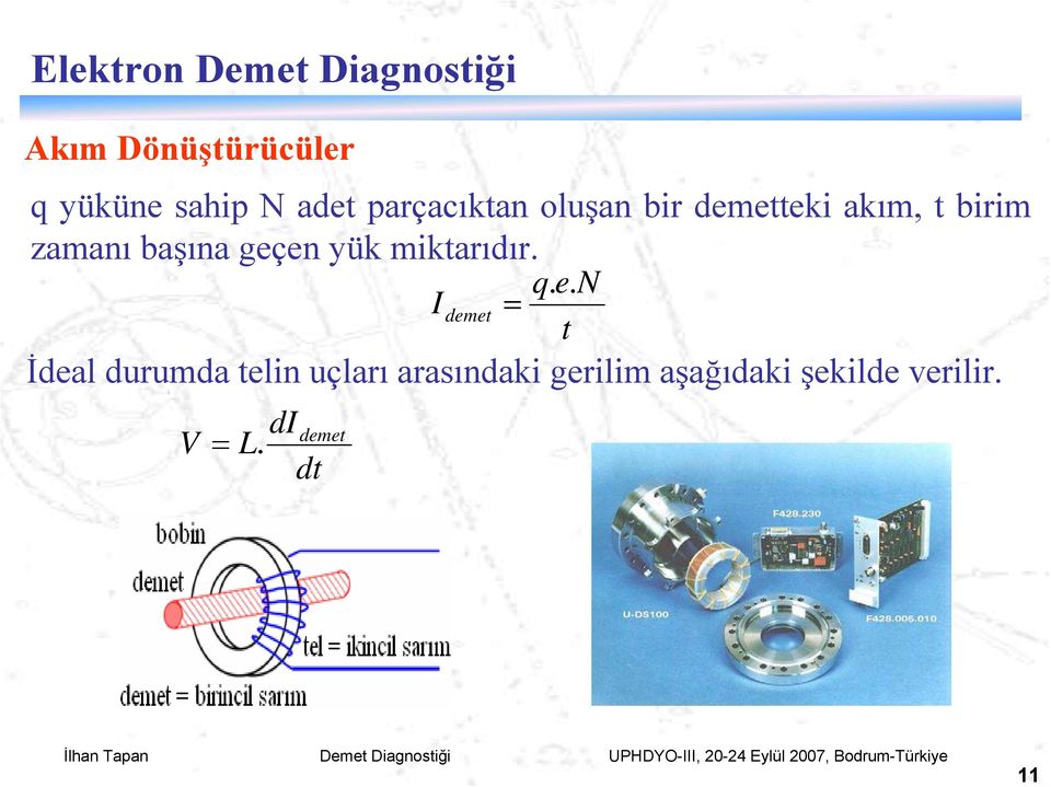 geçen yük miktarıdır. q. e.