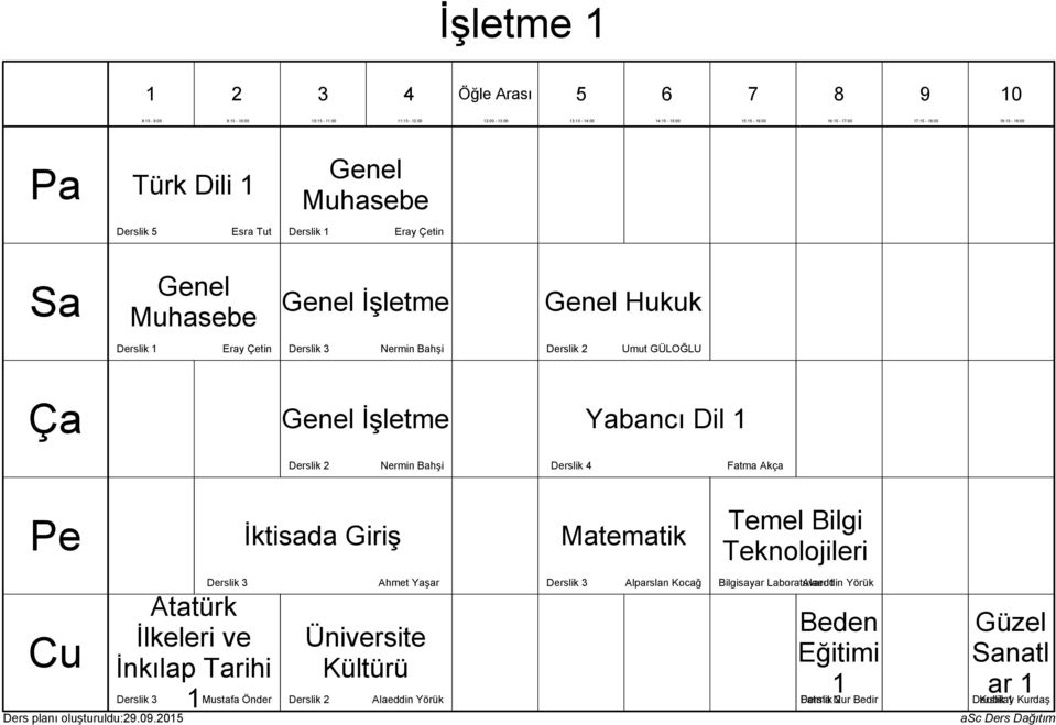 Ders planı oluşturuldu:.0.