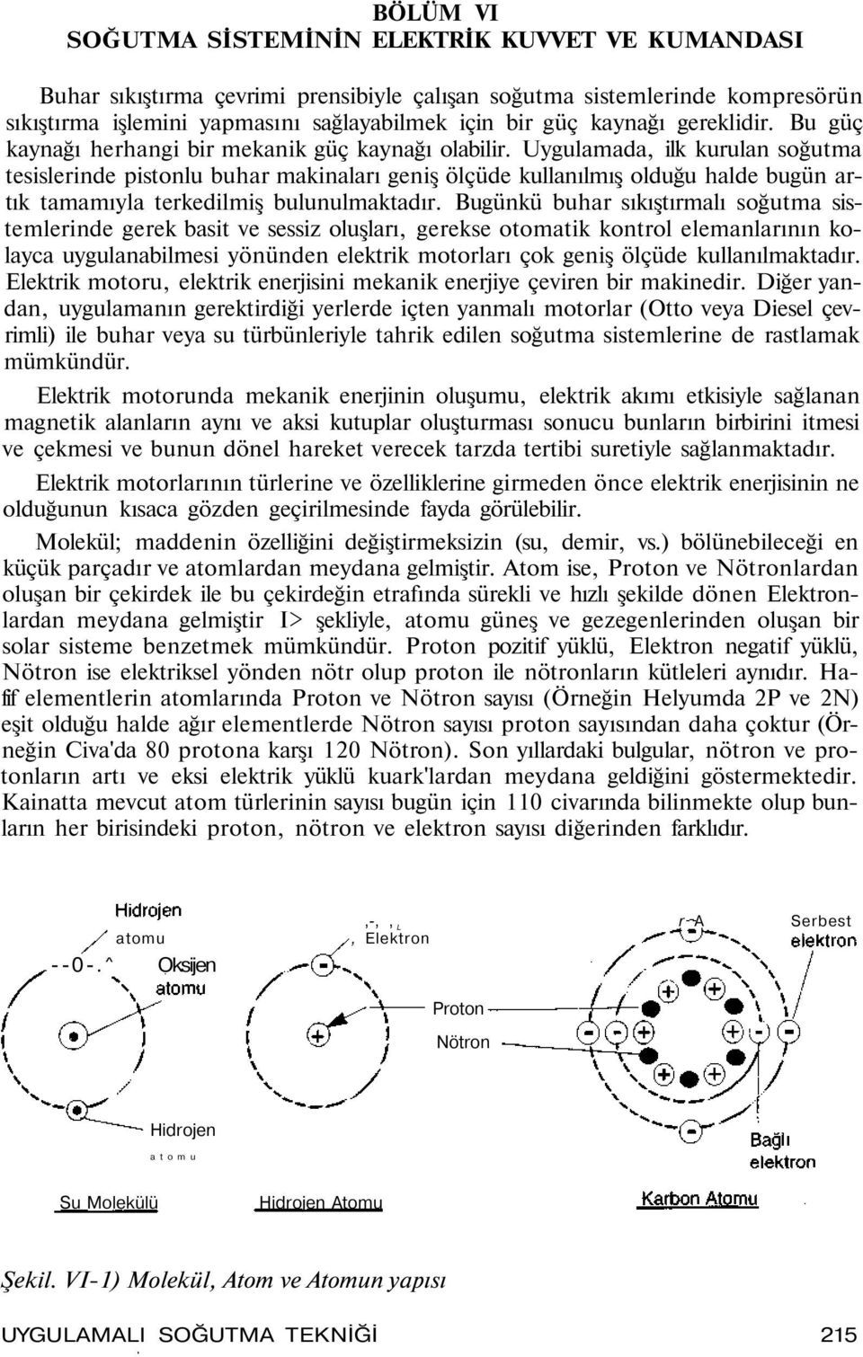 Uygulamada, lk kurulan soğutma tesslernde pstonlu buhar maknaları genş ölçüde kullanılmış olduğu halde bugün artık tamamıyla terkedlmş bulunulmaktadır.