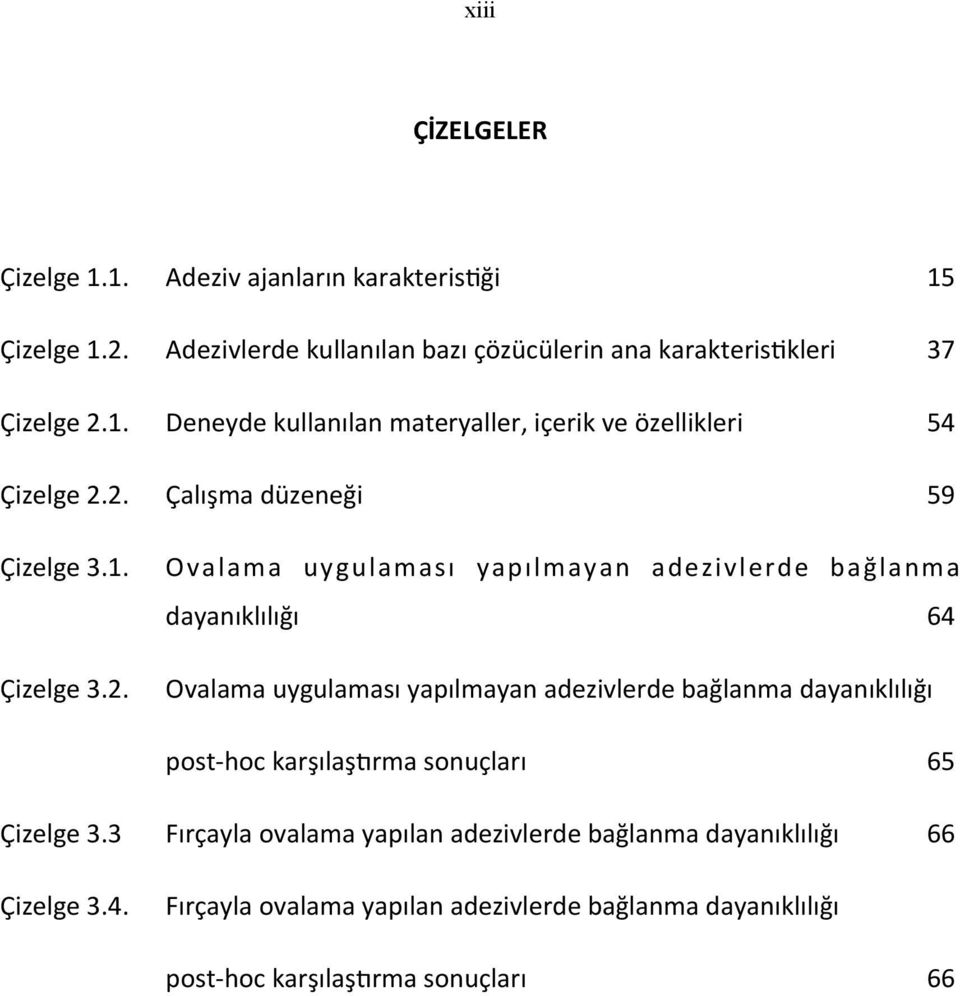 3## Fırçayla#ovalama#yapılan#adezivlerde#bağlanma#dayanıklılığı# ####66 Çizelge#3.4.