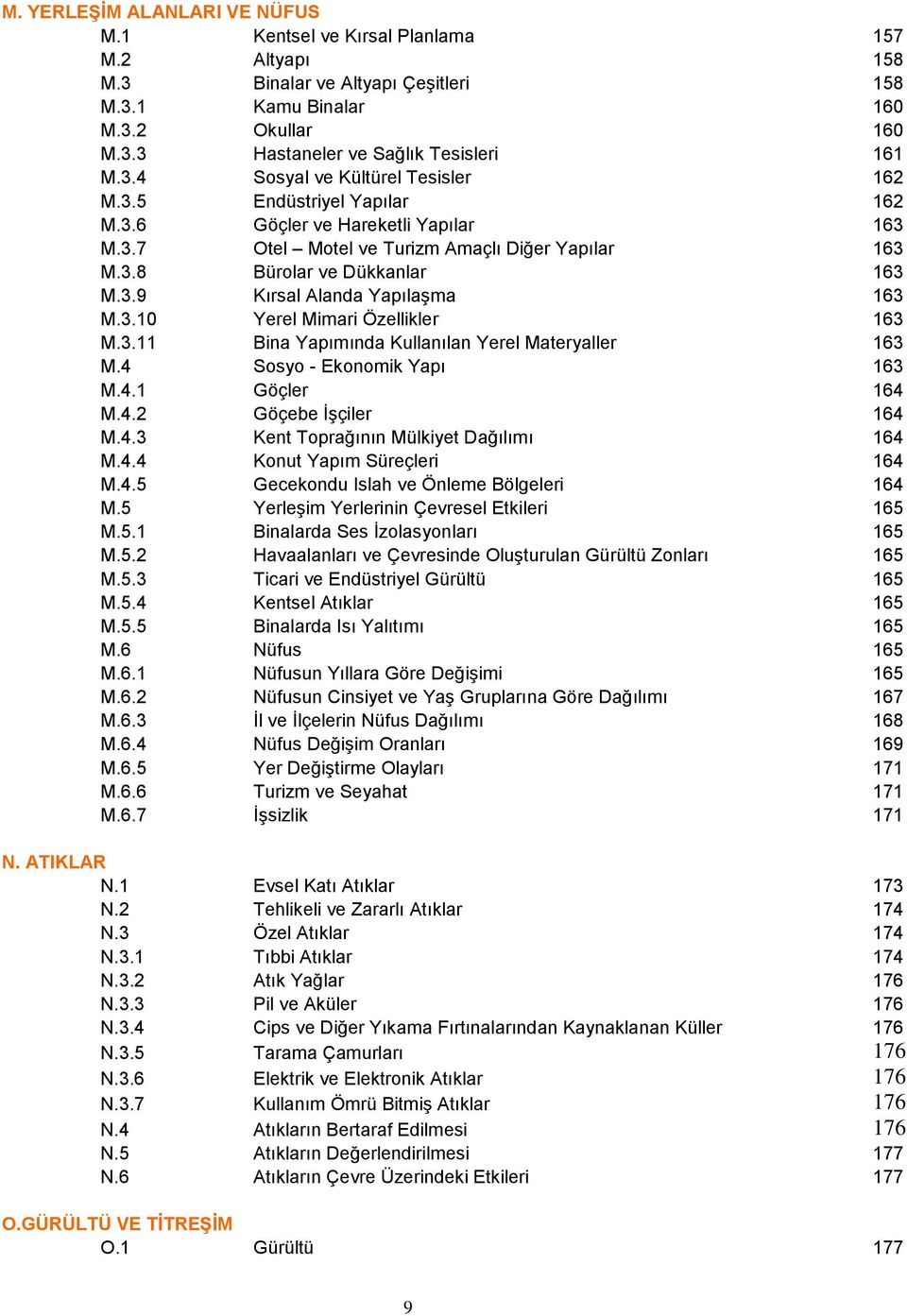 3.10 Yerel Mimari Özellikler 163 M.3.11 Bina Yapımında Kullanılan Yerel Materyaller 163 M.4 Sosyo - Ekonomik Yapı 163 M.4.1 Göçler 164 M.4.2 Göçebe İşçiler 164 M.4.3 Kent Toprağının Mülkiyet Dağılımı 164 M.