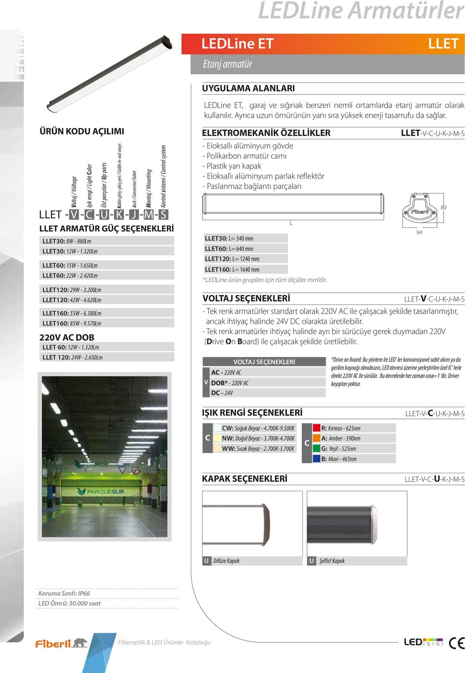 570Lm 220V A DOB Voltaj / Voltage Işık rengi / Light olor Üst parçalar / Up parts Kablo giriş-çıkış yeri / able in-out ways Jack / onnector/soket Montaj / Mounting Kontrol sistemi / ontrol system