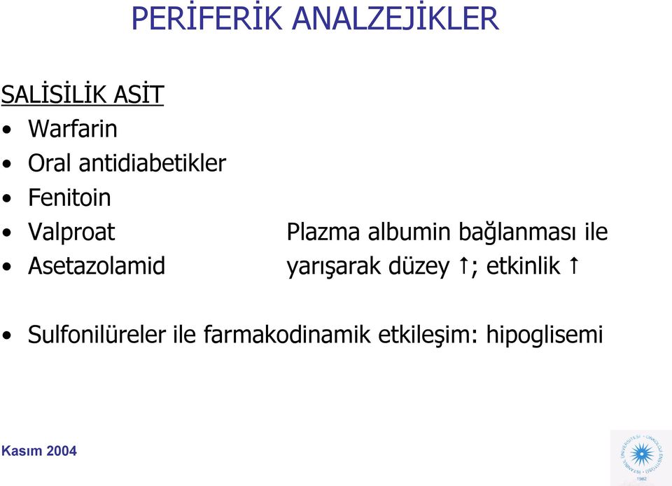 Plazma albumin bağlanması ile yarışarak düzey ;