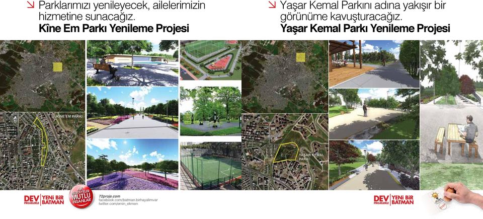 Kîne Em Parkı Yenileme Projesi º Yaşar Kemal
