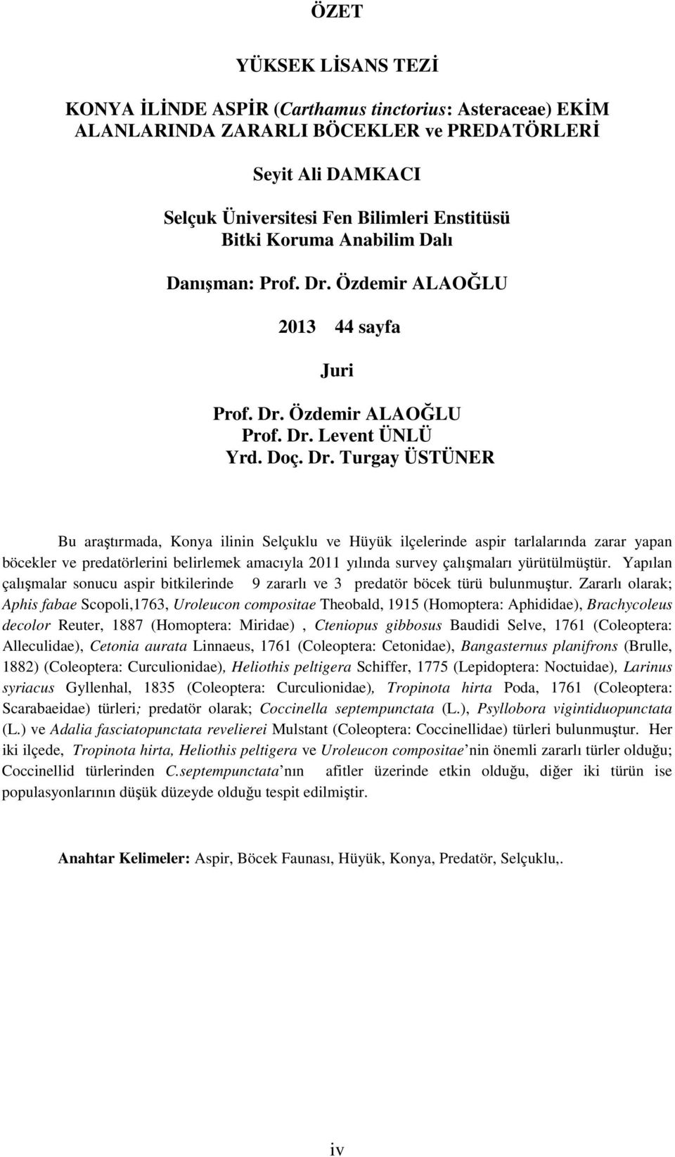 Özdemir ALAOĞLU 2013 44 sayfa Juri Prof. Dr.