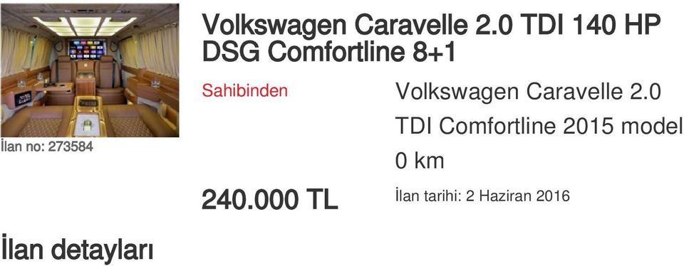 Volkswagen Caravelle 2.