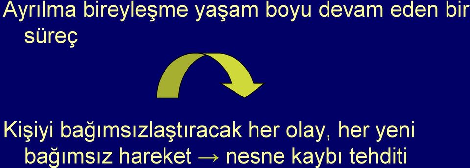 bağımsızlaştıracak her olay, her