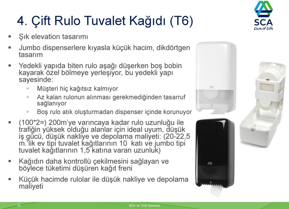 kadar rulo uzunluğu ile trafiğin yüksek olduğu alanlar için ideal uyum, düşük iş gücü, düşük nakliye ve depolama maliyeti: (20-22,5 m.