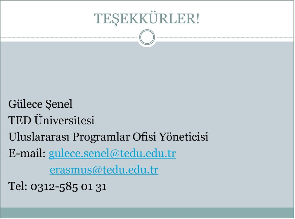 Uluslararası Programlar Ofisi