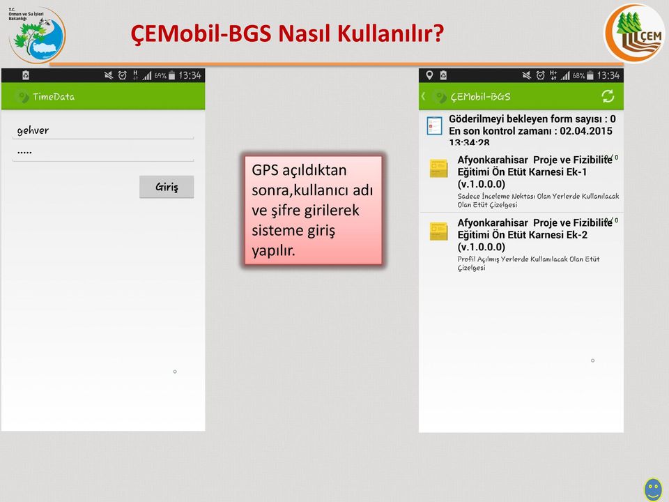 GPS açıldıktan