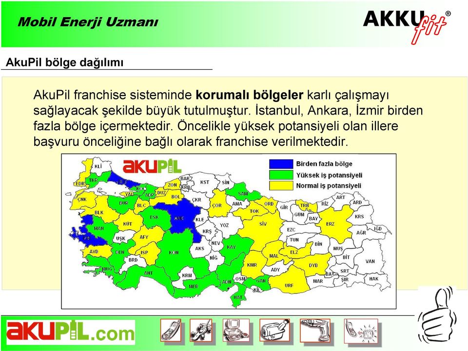 İstanbul, Ankara, İzmir birden fazla bölge içermektedir.