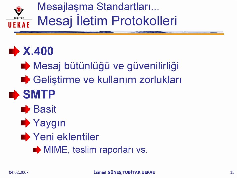 kullanım zorlukları SMTP Basit Yaygın Yeni eklentiler