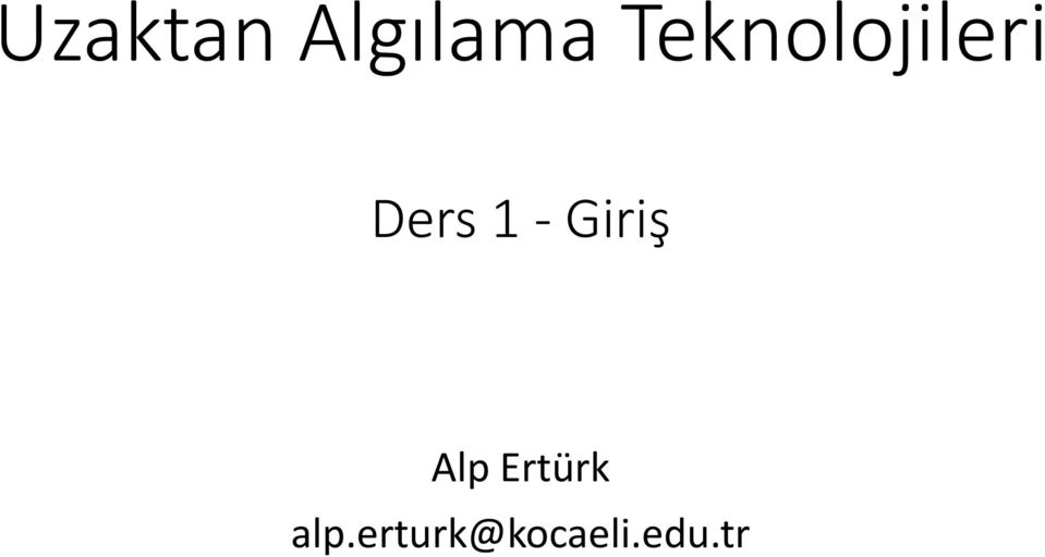 - Giriş Alp Ertürk