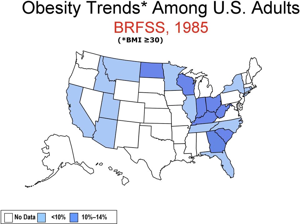 Adults BRFSS, 1985