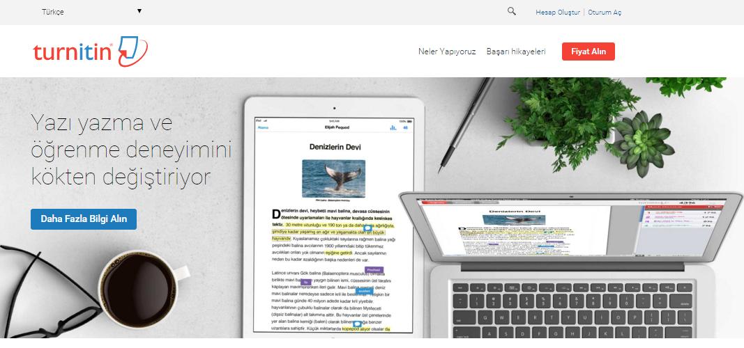 Turnitin e Giriş Enstitünün sağladığı