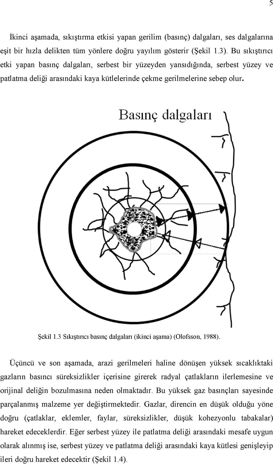 3 Sıkıştırıcı basınç dalgaları (ikinci aşama) (Olofsson, 1988).