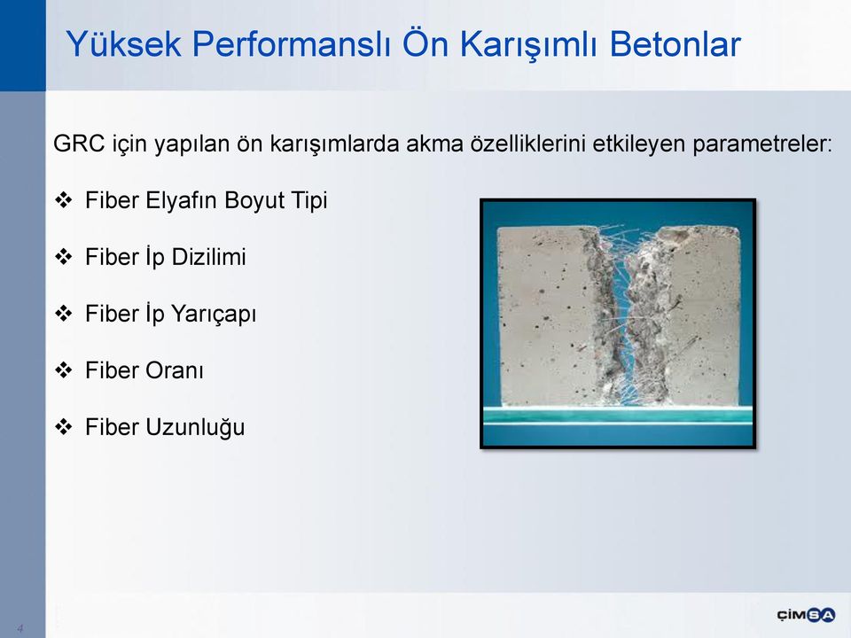 Fiber Elyafın Boyut Tipi Fiber İp