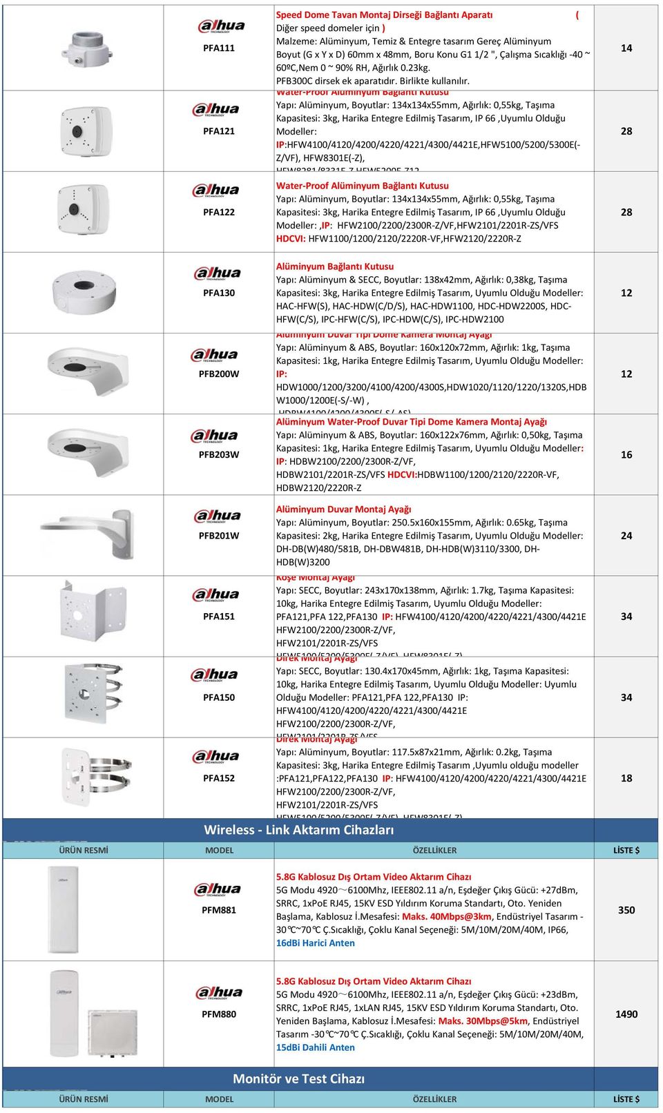 Water-Proof Alüminyum Bağlantı Kutusu Yapı: Alüminyum, Boyutlar: 134x134x55mm, Ağırlık: 0,55kg, Taşıma Kapasitesi: 3kg, Harika Entegre Edilmiş Tasarım, IP 66,Uyumlu Olduğu Modeller: