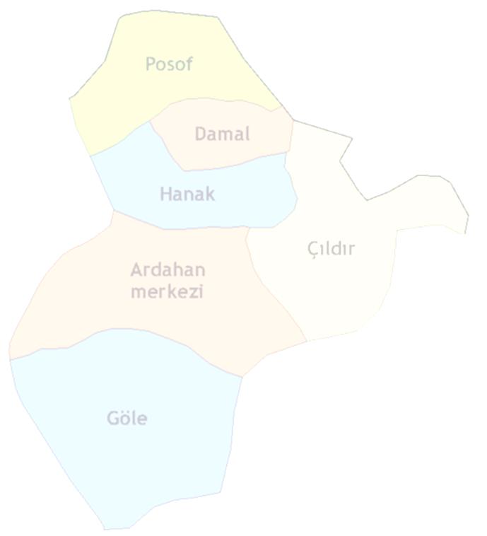 75 - ARDAHAN Sosyo-Ekonomik Gelişmişlik: 71. Teşvik Bölgesi: 6 Nüfus (TÜİK - 2014) 100.809 Türkiye de 79. Açılan Şirket Sayısı (TOBB - 2014) 36 81. İşyeri Sayısı (SGK - 2014) 1.