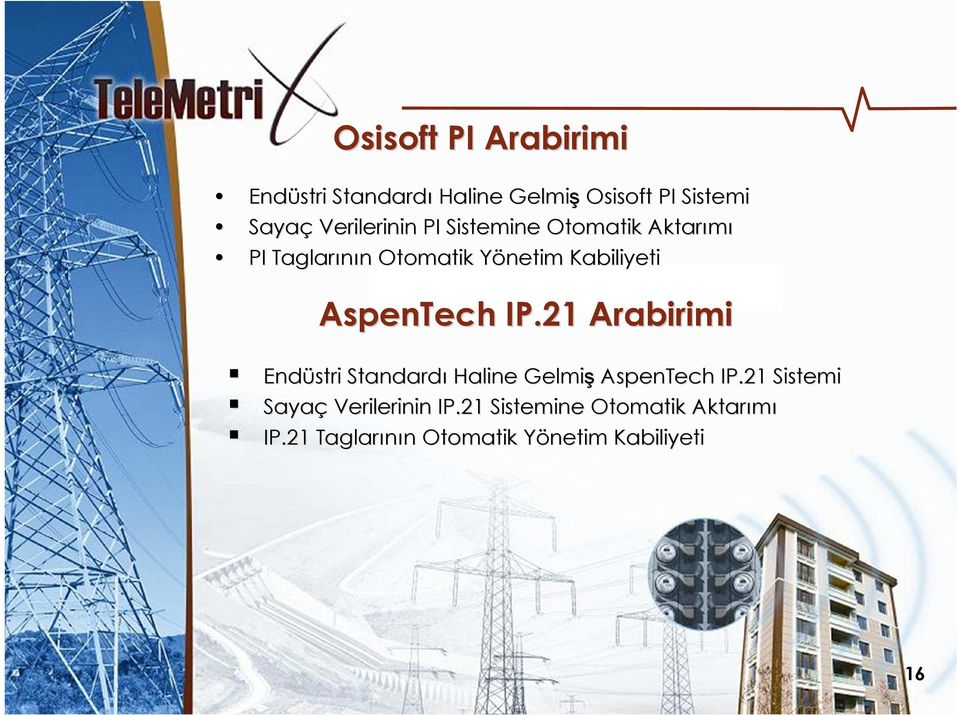 AspenTech IP.21 Arabirimi Endüstri Standardı Haline Gelmiş AspenTech IP.