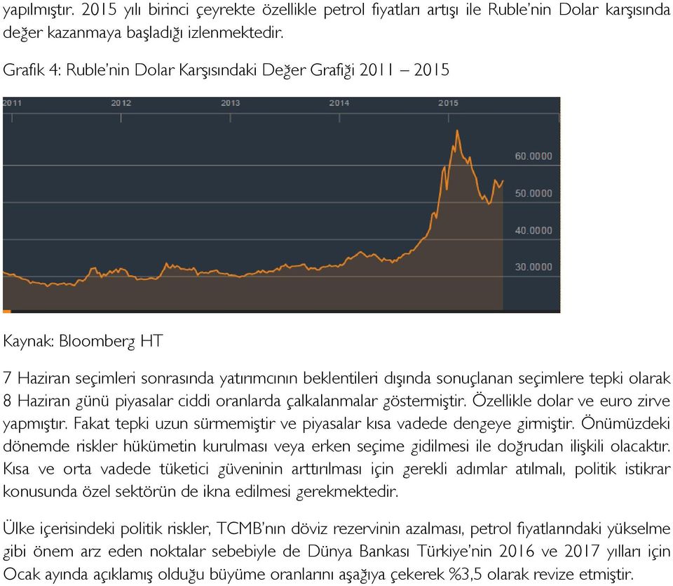 piyasalar ciddi oranlarda çalkalanmalar göstermiştir. Özellikle dolar ve euro zirve yapmıştır. Fakat tepki uzun sürmemiştir ve piyasalar kısa vadede dengeye girmiştir.