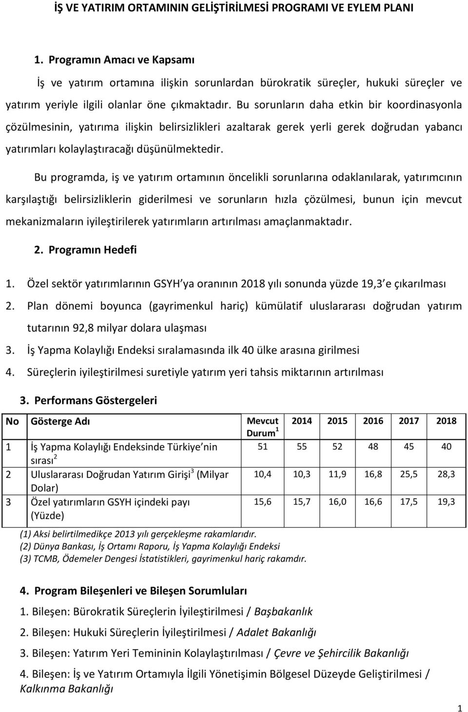 Bu sorunların daha etkin bir koordinasyonla çözülmesinin, yatırıma ilişkin belirsizlikleri azaltarak gerek yerli gerek doğrudan yabancı yatırımları kolaylaştıracağı düşünülmektedir.