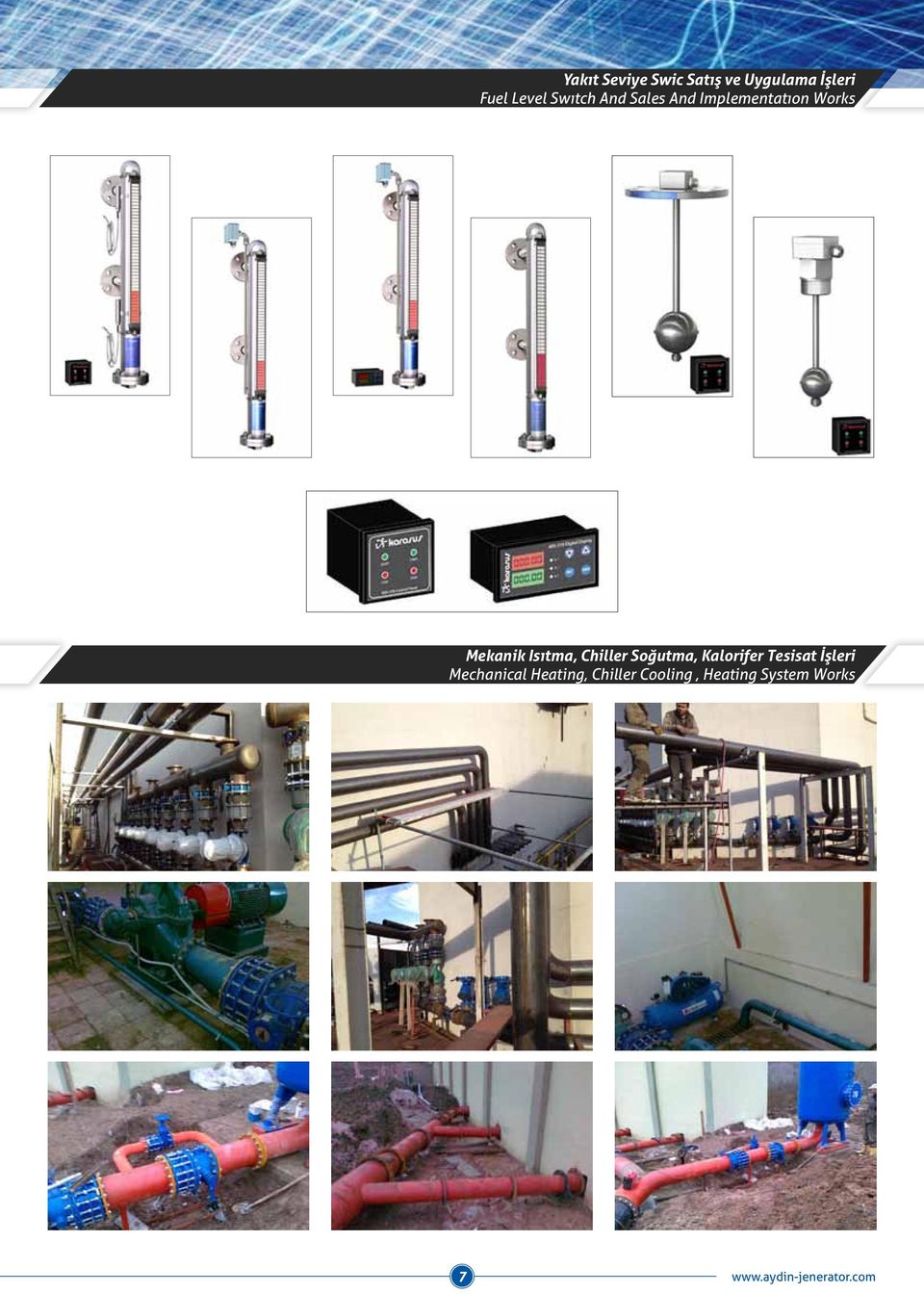 Chiller Soğutma, Kalorifer Tesisat İşleri Mechanical