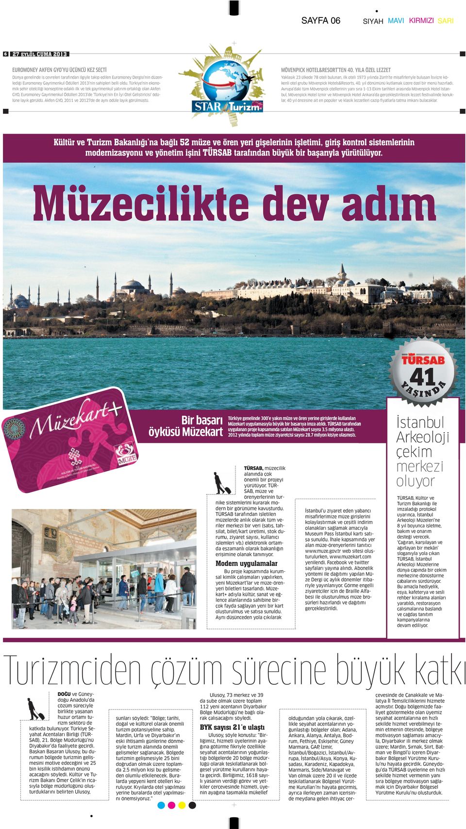 Türkiye nin ekonomik şehir otelciliği konseptine odaklı ilk ve tek gayrimenkul yatırım ortaklığı olan Akfen GYO, Euromoney Gayrimenkul Ödülleri 2013 de Türkiye nin En İyi Otel Geliştiricisi ödülüne
