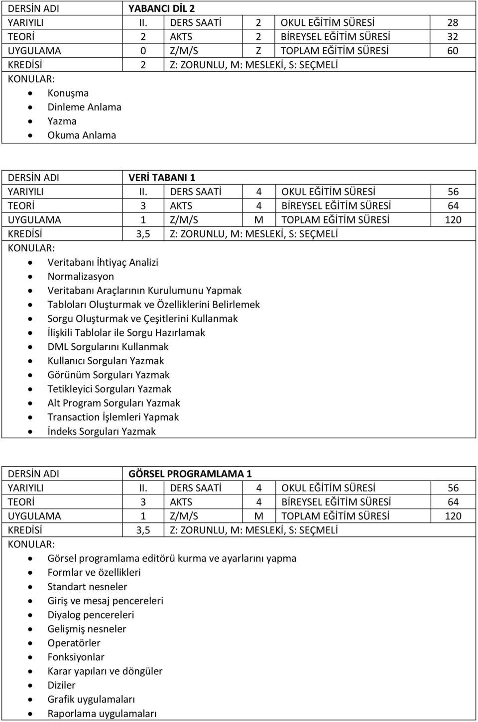 Belirlemek Sorgu Oluşturmak ve Çeşitlerini Kullanmak İlişkili Tablolar ile Sorgu Hazırlamak DML Sorgularını Kullanmak Kullanıcı Sorguları Yazmak Görünüm Sorguları Yazmak Tetikleyici Sorguları Yazmak