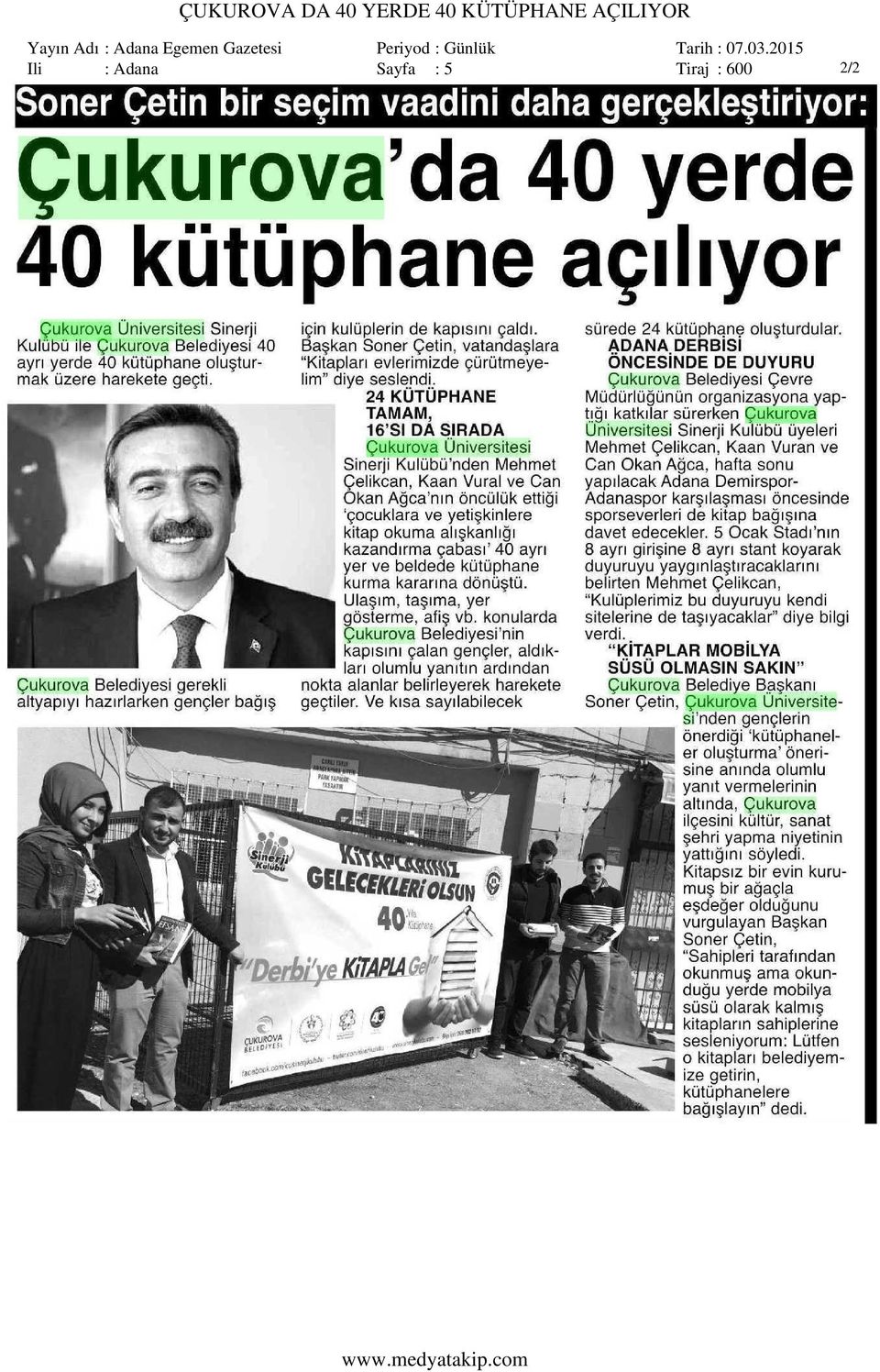 : Adana Egemen Gazetesi