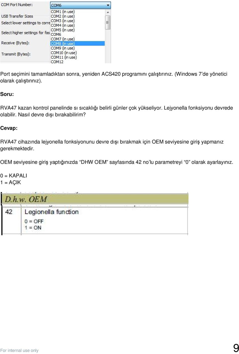 Nasıl devre dışı bırakabilirim?