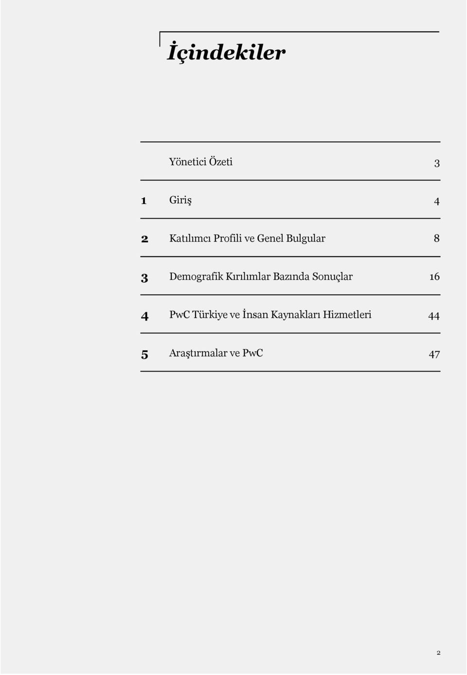 Demografik Kırılımlar Bazında Sonuçlar 16 4 PwC